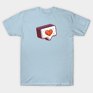 Sushi Love Symbol Cartoon T-Shirt